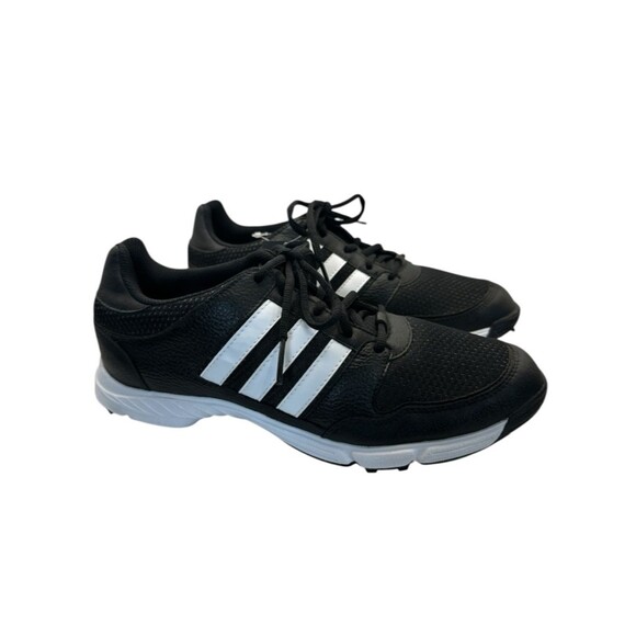 adidas Other - Adidas Tech Response 4.0 Golf Shoes Men’s Size 9 Black White Spiked Traxion NWT